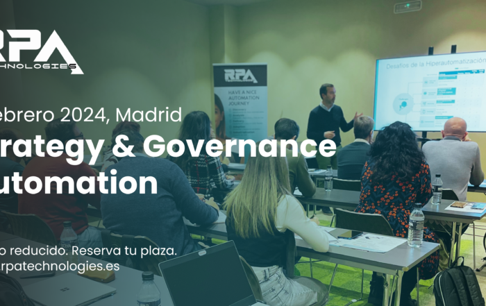 RPA TECHNOLOGIES - Formación - Strategy & Governance Automation - Transformación digital