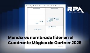 Mendix líder en el cuadrante mágico de Gartner